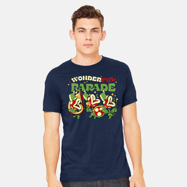 Piranha Plant Parade-Mens-Heavyweight-Tee-tobefonseca