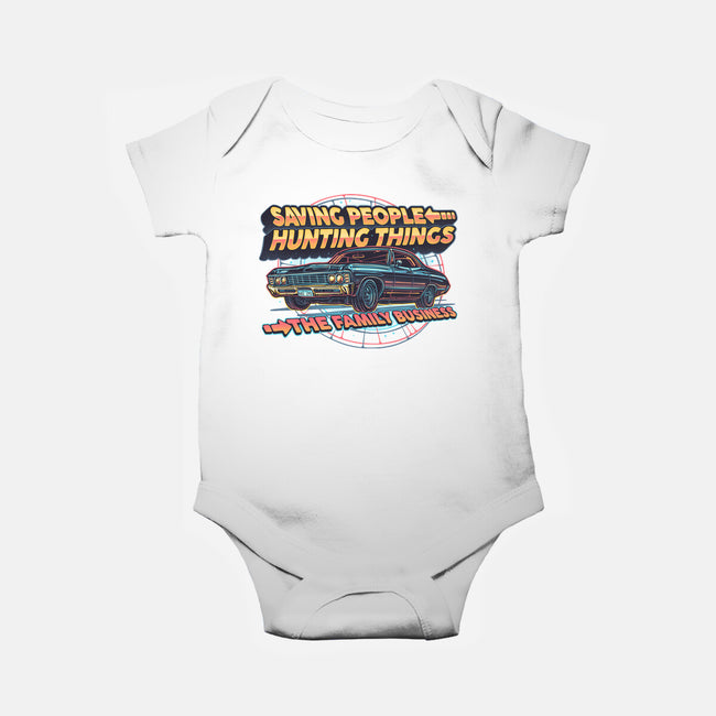 Family Business Vehicle-Baby-Basic-Onesie-glitchygorilla