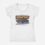 Family Business Vehicle-Womens-V-Neck-Tee-glitchygorilla