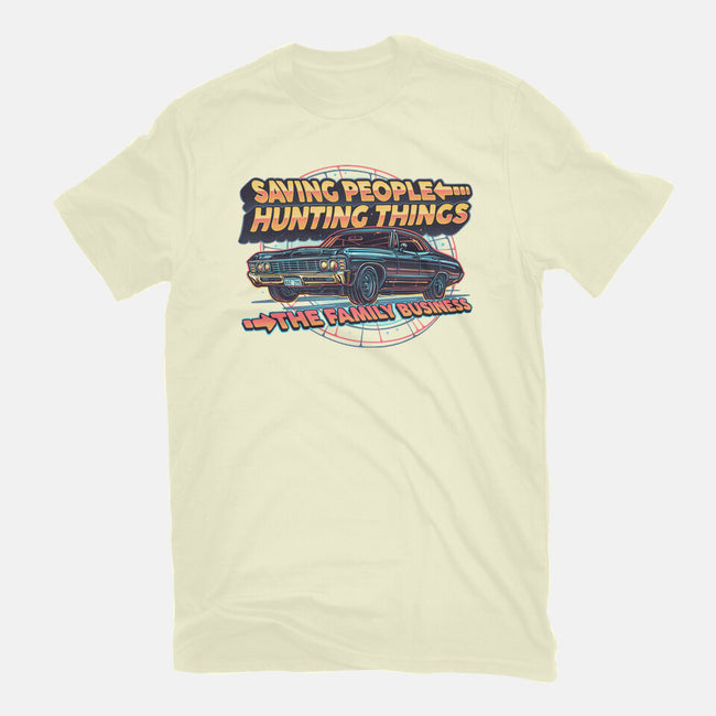 Family Business Vehicle-Mens-Basic-Tee-glitchygorilla