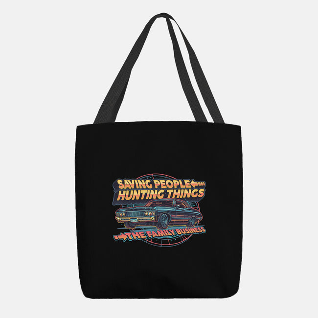 Family Business Vehicle-None-Basic Tote-Bag-glitchygorilla