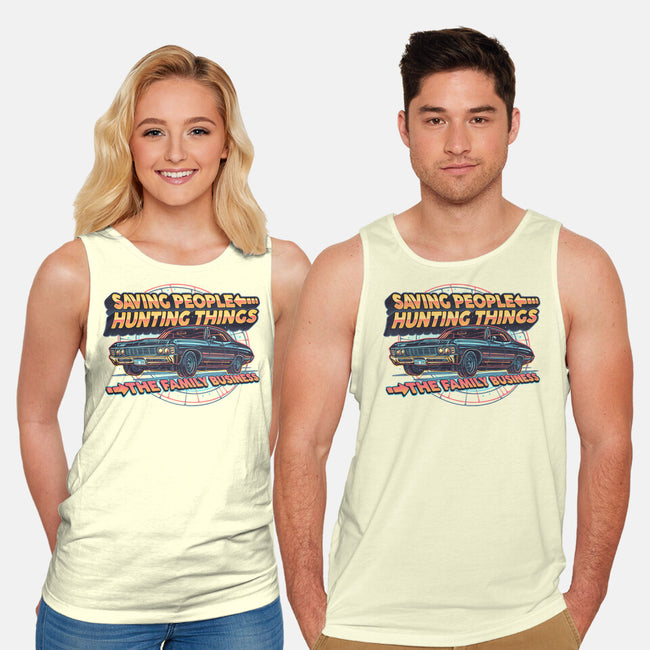 Family Business Vehicle-Unisex-Basic-Tank-glitchygorilla