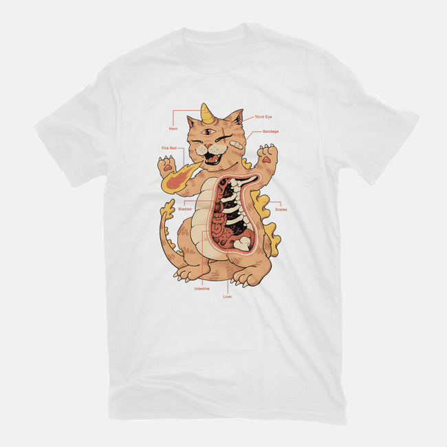 X-Ray Kaiju Meowster-Womens-Basic-Tee-vp021