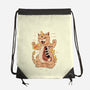 X-Ray Kaiju Meowster-None-Drawstring-Bag-vp021