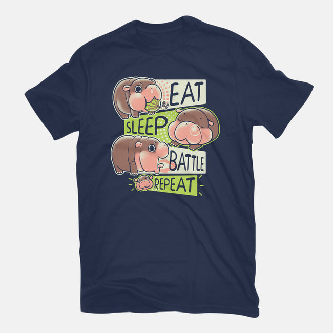 Baby Pygmy Hippo-Womens-Basic-Tee-naomori