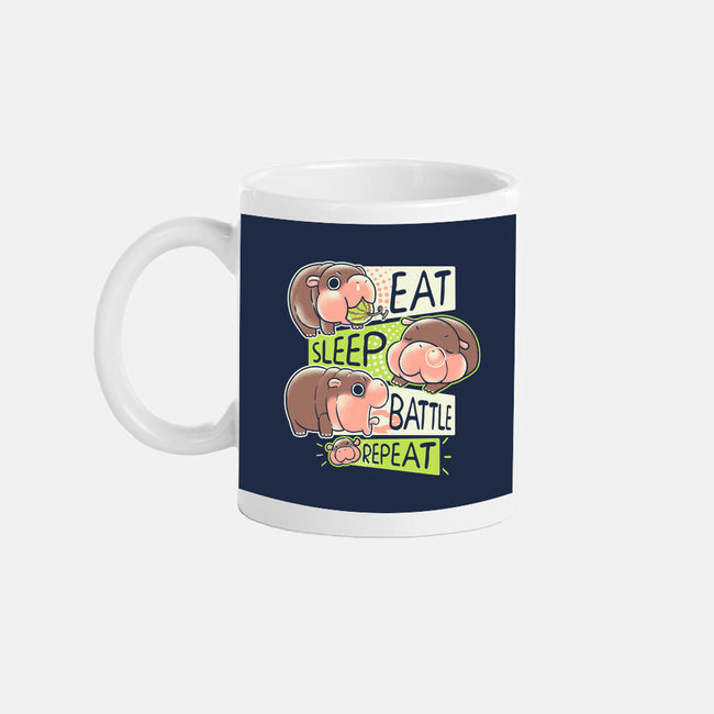 Baby Pygmy Hippo-None-Mug-Drinkware-naomori