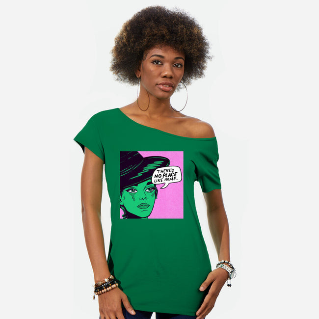 Totally Wicked-Womens-Off Shoulder-Tee-SCelano Design