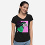 Totally Wicked-Womens-V-Neck-Tee-SCelano Design