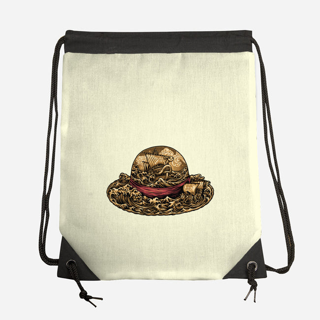 Pirate Hat-None-Drawstring-Bag-glitchygorilla