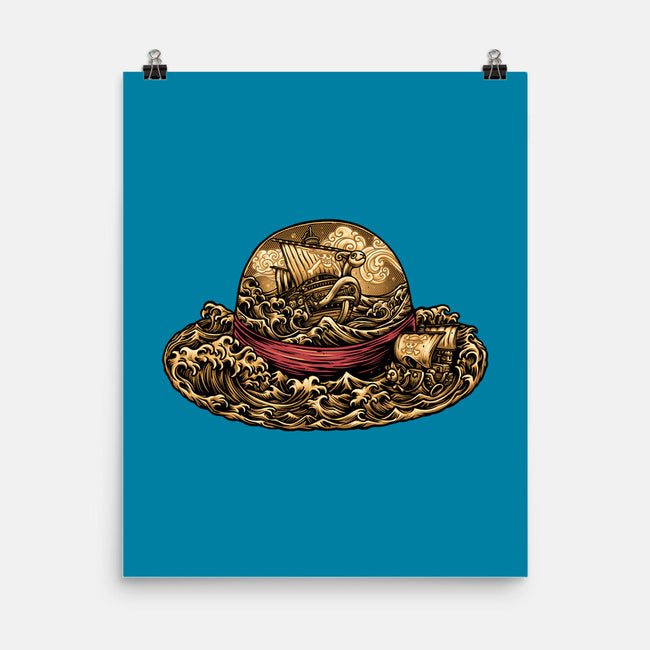 Pirate Hat-None-Matte-Poster-glitchygorilla