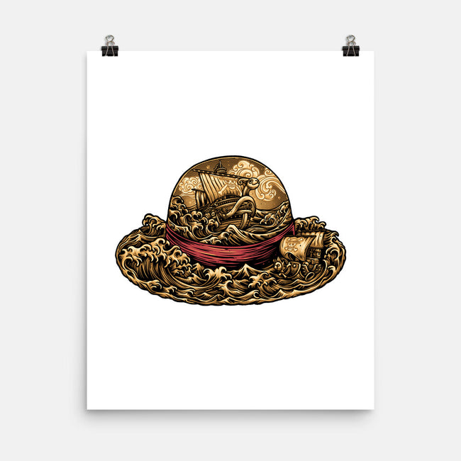 Pirate Hat-None-Matte-Poster-glitchygorilla