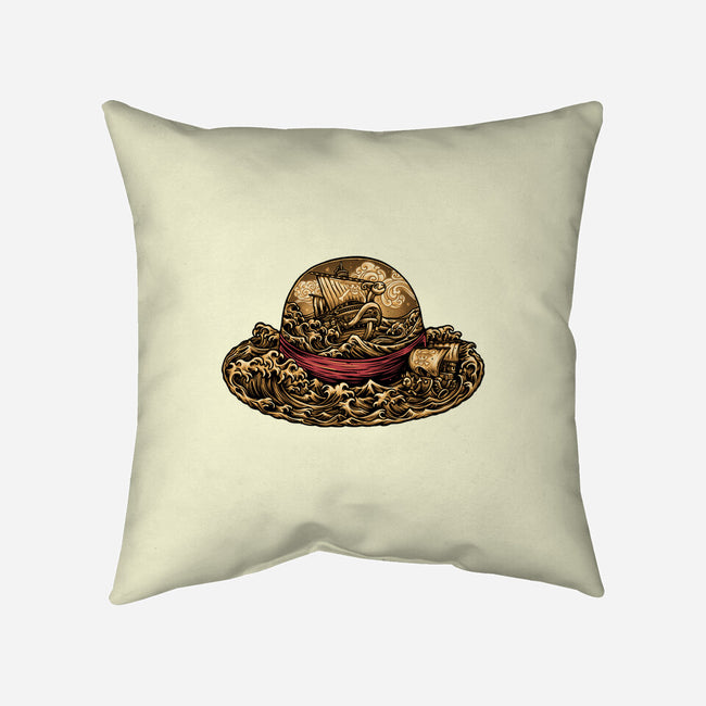 Pirate Hat-None-Removable Cover w Insert-Throw Pillow-glitchygorilla