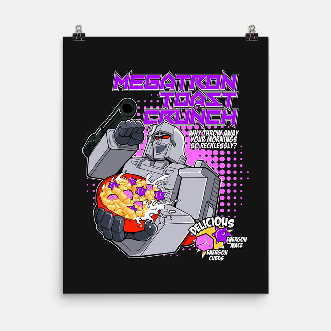 Megatron Toast Crunch-None-Matte-Poster-Ozzy Fernandez