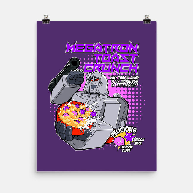 Megatron Toast Crunch-None-Matte-Poster-Ozzy Fernandez