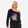 Megatron Toast Crunch-Womens-Off Shoulder-Sweatshirt-Ozzy Fernandez