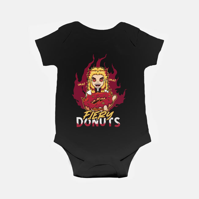 Rengoku's Fiery Donuts-Baby-Basic-Onesie-janlangpoako