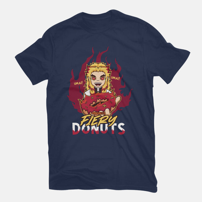 Rengoku's Fiery Donuts-Unisex-Basic-Tee-janlangpoako