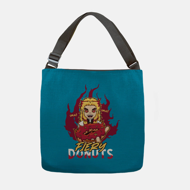 Rengoku's Fiery Donuts-None-Adjustable Tote-Bag-janlangpoako