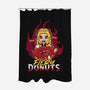 Rengoku's Fiery Donuts-None-Polyester-Shower Curtain-janlangpoako