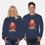 Rengoku's Fiery Donuts-Unisex-Crew Neck-Sweatshirt-janlangpoako
