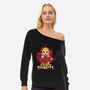 Rengoku's Fiery Donuts-Womens-Off Shoulder-Sweatshirt-janlangpoako