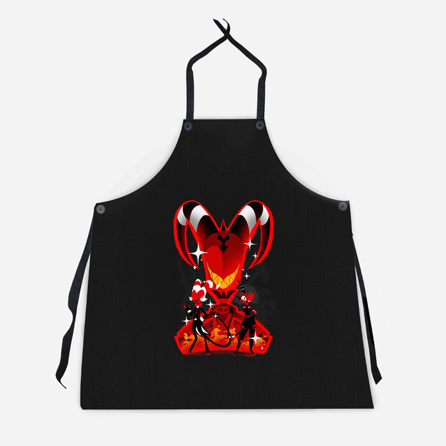 Boss And The Employee-Unisex-Kitchen-Apron-hypertwenty