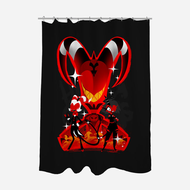 Boss And The Employee-None-Polyester-Shower Curtain-hypertwenty