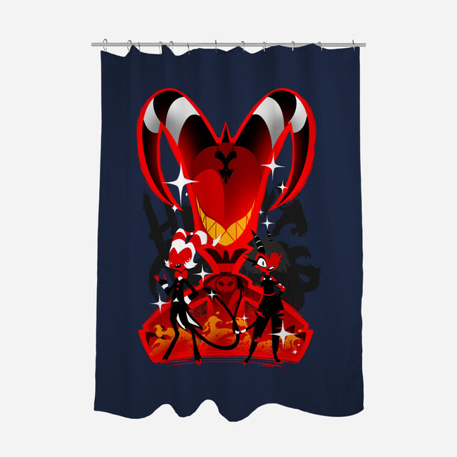 Boss And The Employee-None-Polyester-Shower Curtain-hypertwenty