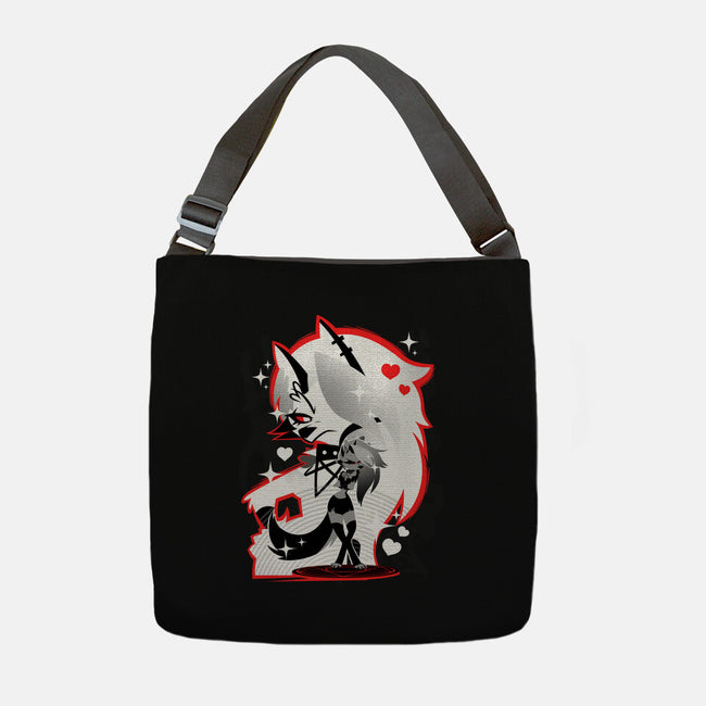 The Receptionist Loonie-None-Adjustable Tote-Bag-hypertwenty