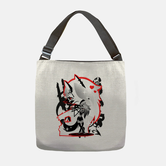 The Receptionist Loonie-None-Adjustable Tote-Bag-hypertwenty