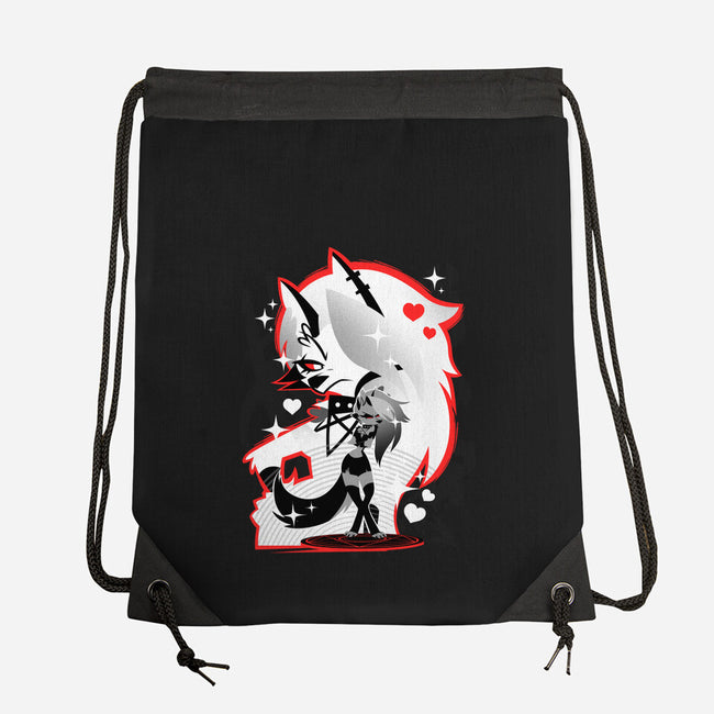 The Receptionist Loonie-None-Drawstring-Bag-hypertwenty