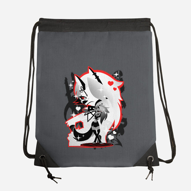 The Receptionist Loonie-None-Drawstring-Bag-hypertwenty