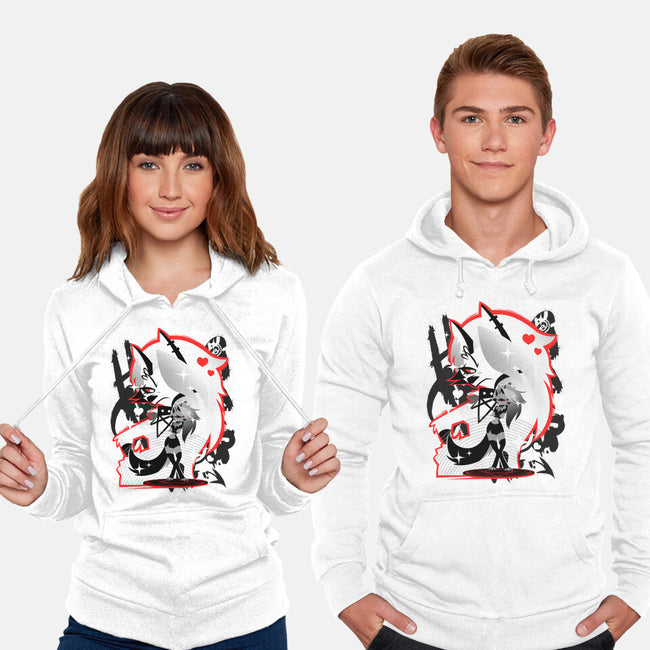 The Receptionist Loonie-Unisex-Pullover-Sweatshirt-hypertwenty