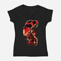 The Boss Blitzo-Womens-V-Neck-Tee-hypertwenty