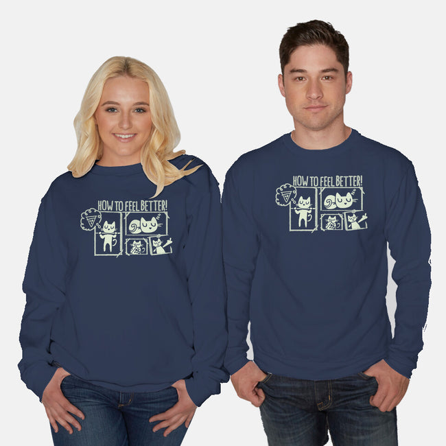 How To Feel Better-Unisex-Crew Neck-Sweatshirt-Estudio Horta