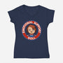 Emotional Support Doll-Womens-V-Neck-Tee-Melonseta