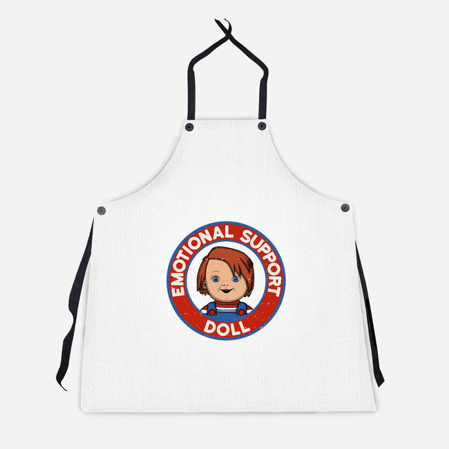 Emotional Support Doll-Unisex-Kitchen-Apron-Melonseta