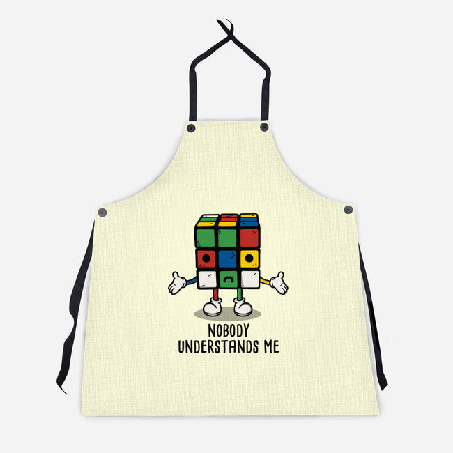 Nobody Understands Me-Unisex-Kitchen-Apron-Melonseta