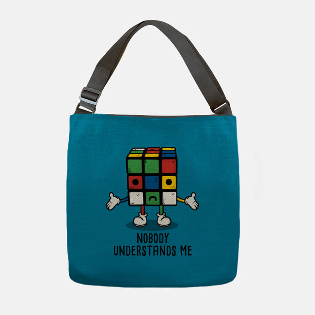 Nobody Understands Me-None-Adjustable Tote-Bag-Melonseta