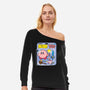 Action Figure-Womens-Off Shoulder-Sweatshirt-D0pp3l94n63r