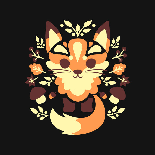 Autumn Fox Symmetry-Unisex-Crew Neck-Sweatshirt-NemiMakeit