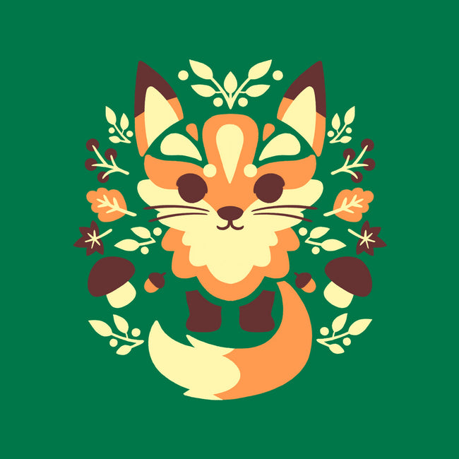 Autumn Fox Symmetry-Unisex-Crew Neck-Sweatshirt-NemiMakeit