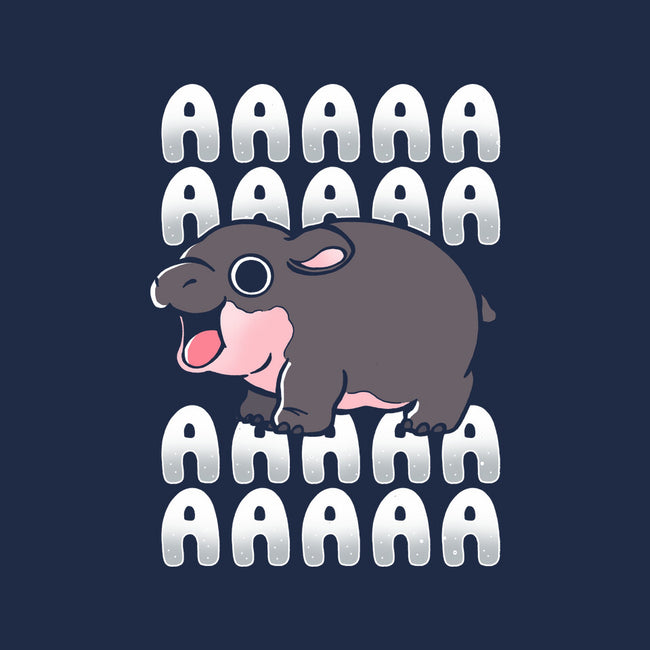 Screaming Hippo-None-Stretched-Canvas-Vallina84