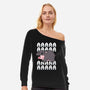 Screaming Hippo-Womens-Off Shoulder-Sweatshirt-Vallina84