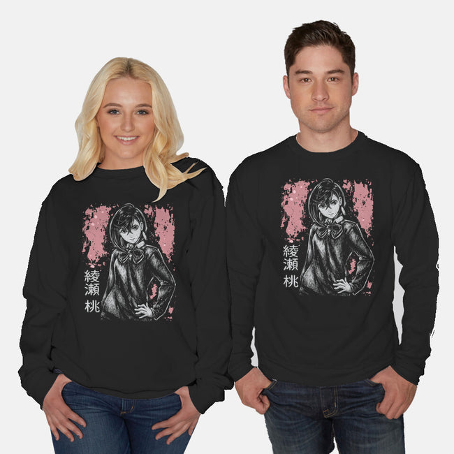 Momo Ayase-Unisex-Crew Neck-Sweatshirt-xMorfina