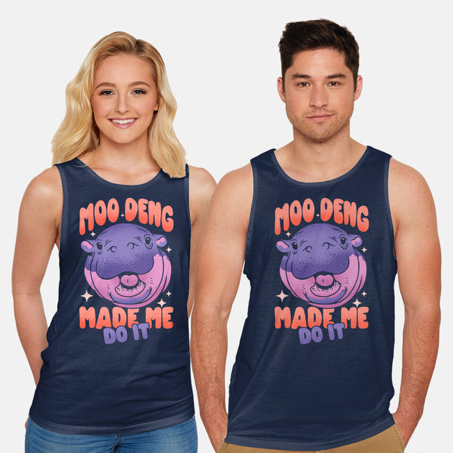 Moo Deng Made Me Do It-Unisex-Basic-Tank-sachpica