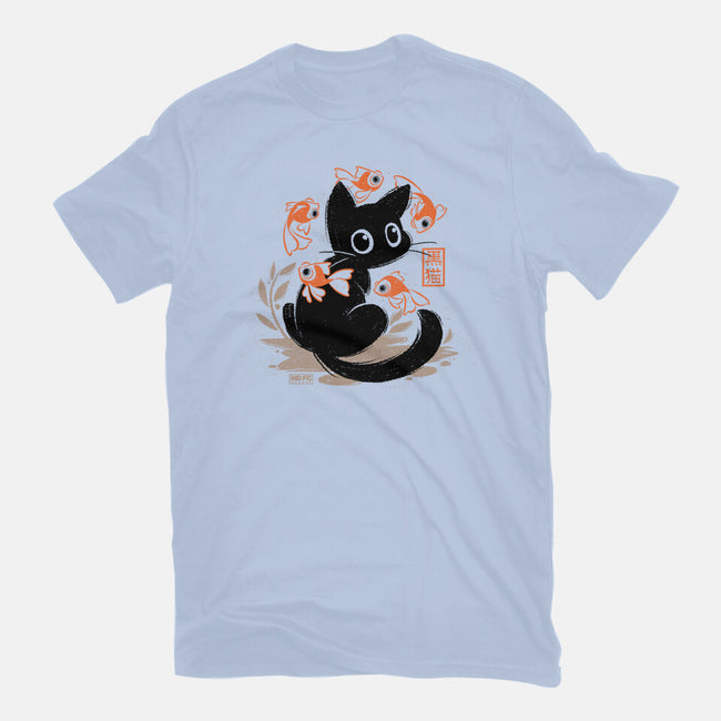 Japanese Style Cat-Unisex-Basic-Tee-worlddominationforcats