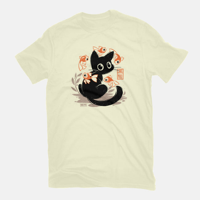 Japanese Style Cat-Mens-Basic-Tee-worlddominationforcats