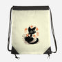 Japanese Style Cat-None-Drawstring-Bag-worlddominationforcats