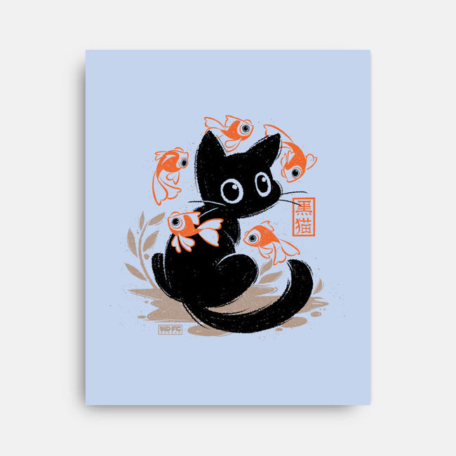 Japanese Style Cat-None-Stretched-Canvas-worlddominationforcats